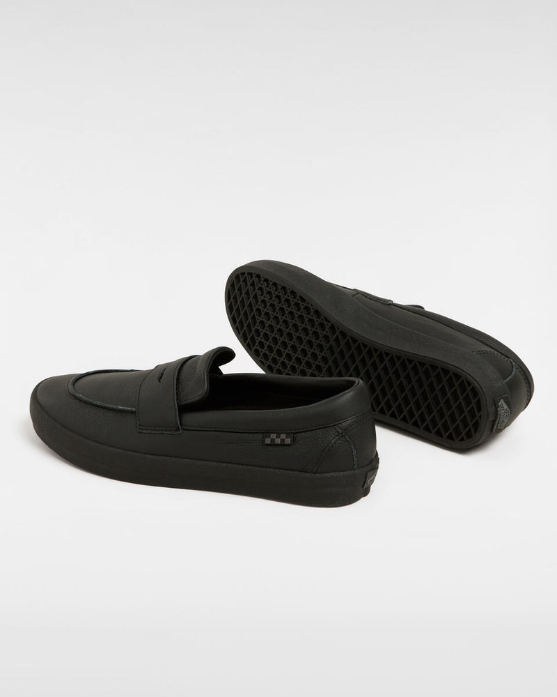 Load image into Gallery viewer, Vans Men&#39;s Skate Loafer Shoes Black/Black VN0A5DXUBKA
