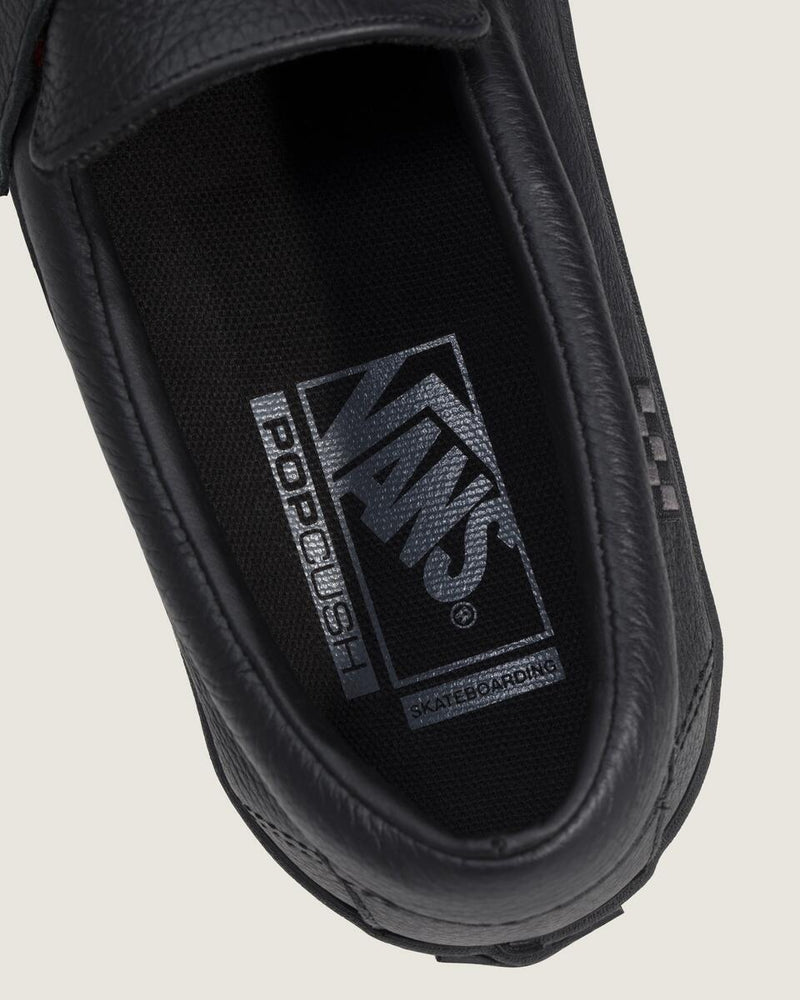 Load image into Gallery viewer, Vans Unisex Skate Loafer Shoes Black/Black VN0A5DXUBKA
