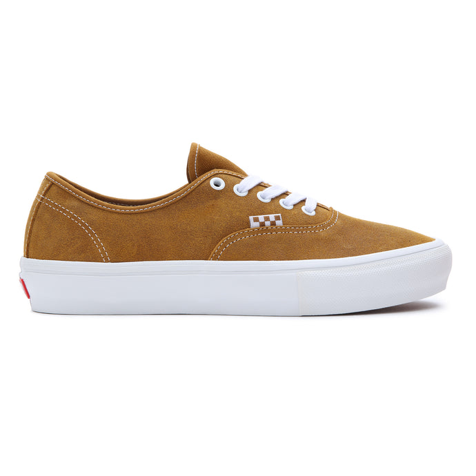 Vans Skate Authentic Leather Shoes Golden Brown VN0A5FC81M71