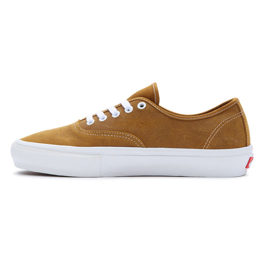 Vans Skate Authentic Leather Shoes Golden Brown VN0A5FC81M71