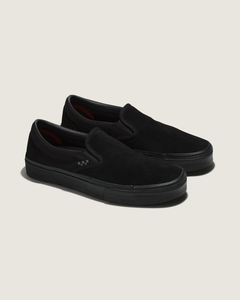 Load image into Gallery viewer, Vans Unisex Skate Slip-On Shoes Black/Black VN0A5FCABKA
