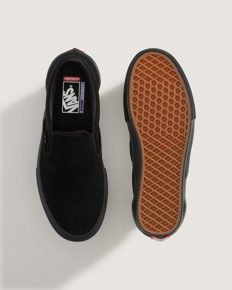 Load image into Gallery viewer, Vans Unisex Skate Slip-On Shoes Black/Black VN0A5FCABKA
