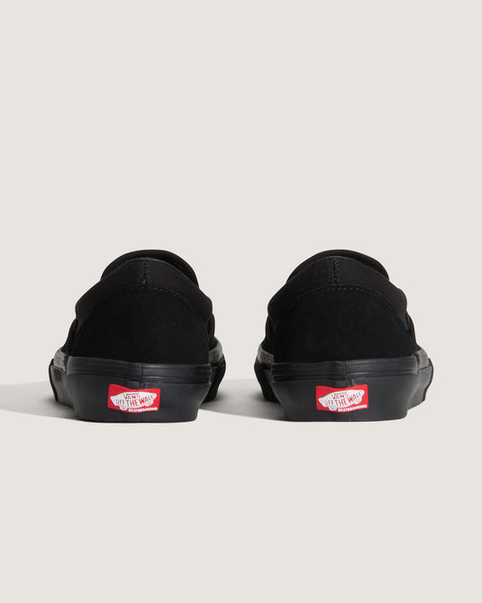 Vans Unisex Skate Slip-On Shoes Black/Black VN0A5FCABKA