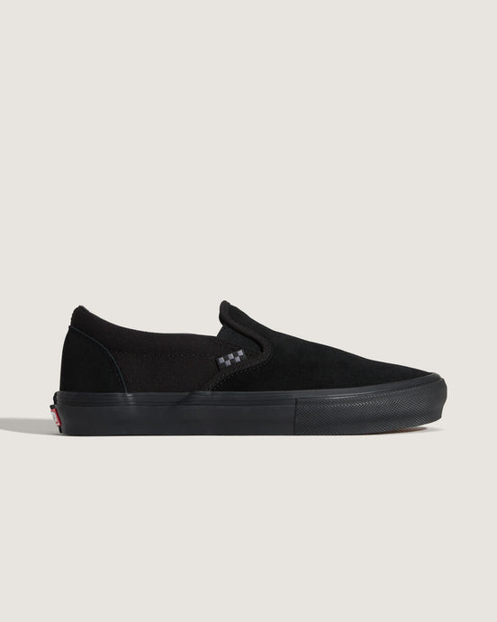 Vans Unisex Skate Slip-On Shoes Black/Black VN0A5FCABKA
