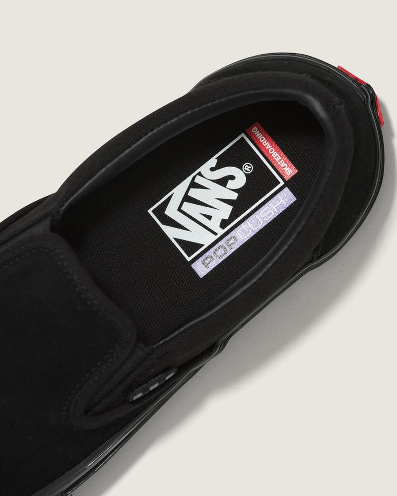 Load image into Gallery viewer, Vans Unisex Skate Slip-On Shoes Black/Black VN0A5FCABKA
