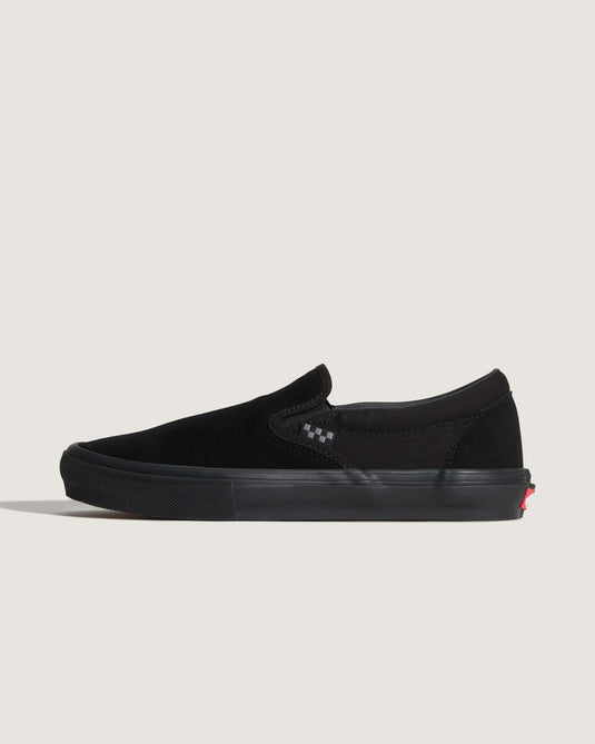 Vans Unisex Skate Slip-On Shoes Black/Black VN0A5FCABKA