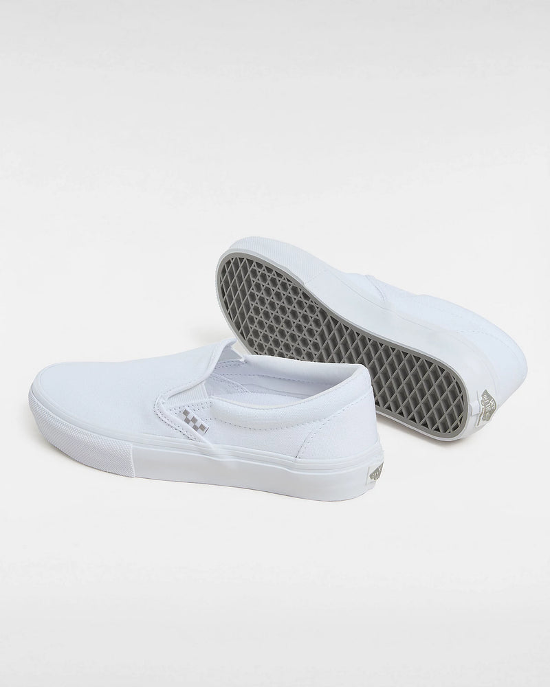 Load image into Gallery viewer, Vans Unisex Skate Slip-On Shoes True White VN0A5FCAW00
