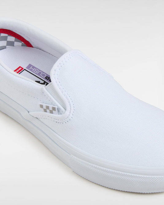 Vans Unisex Skate Slip-On Shoes True White VN0A5FCAW00