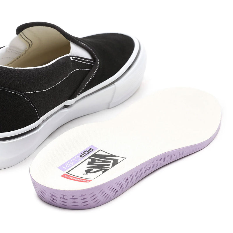 Load image into Gallery viewer, Vans Skate Slip-On Shoes Black/White VN0A5FCAY28
