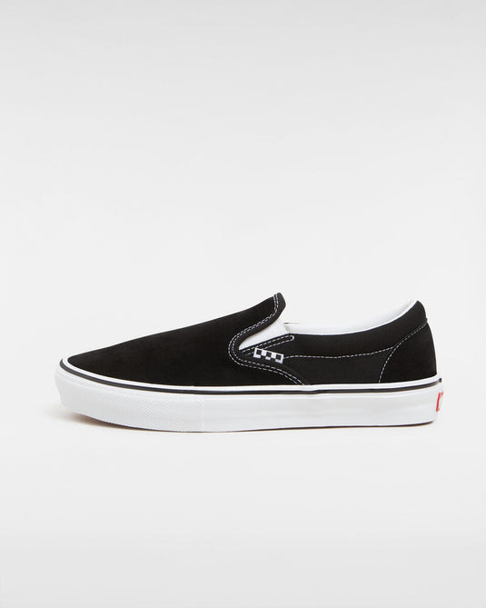 Vans Unisex Sktake Slip-On Shoes Black/White VN0A5FCAY28