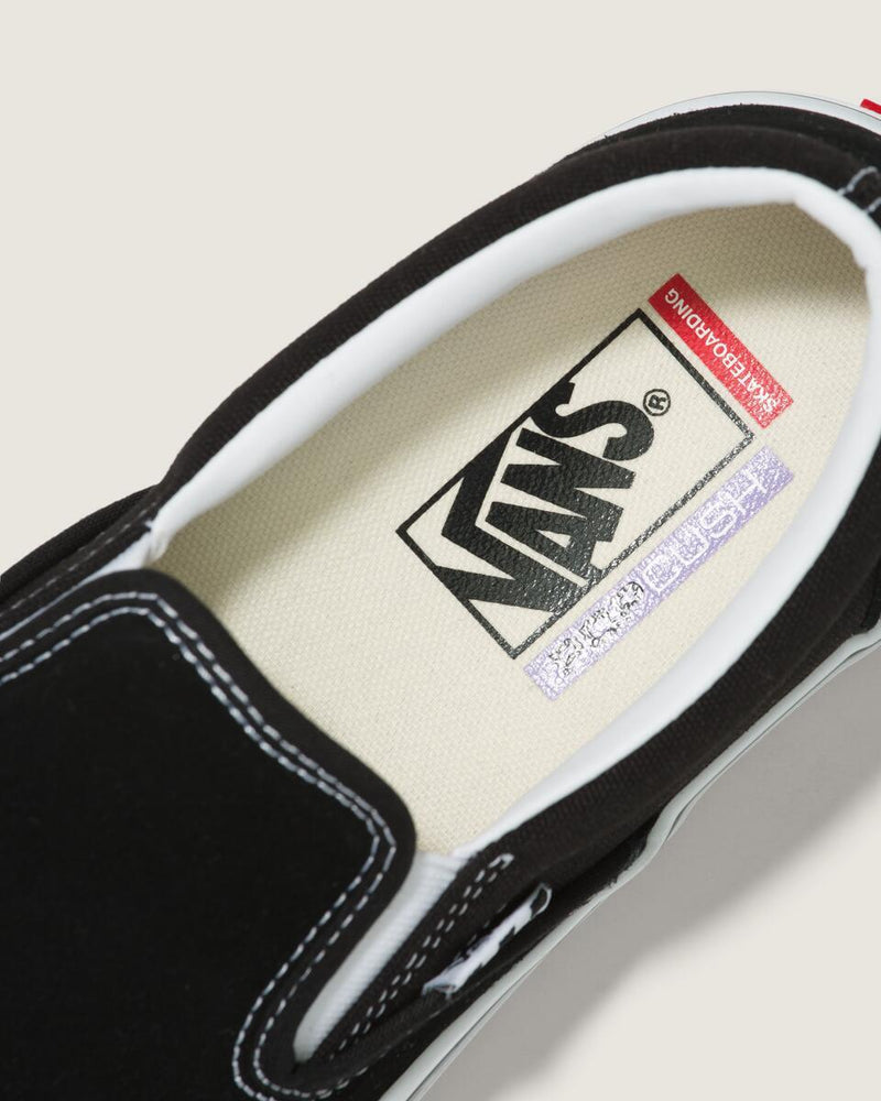 Load image into Gallery viewer, Vans Unisex Skate Slip-On Shoes Black/White VN0A5FCAY28
