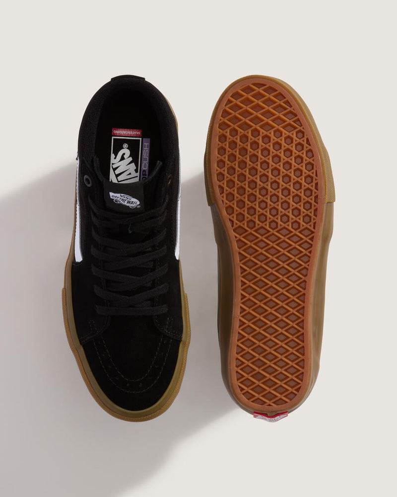 Load image into Gallery viewer, Vans Men&#39;s Skate SK8-Hi Shoes Black/Gum VN0A5FCCB9M
