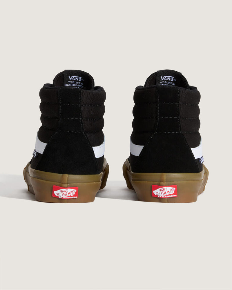 Load image into Gallery viewer, Vans Men&#39;s Skate SK8-Hi Shoes Black/Gum VN0A5FCCB9M
