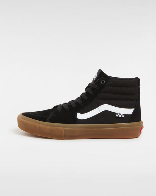 Vans Men's Skate SK8-Hi Shoes Black/Gum VN0A5FCCB9M