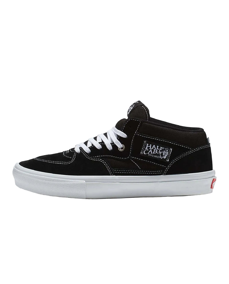 Load image into Gallery viewer, Vans Men's Skate Half Cab Shoes Black/White VN0A5FCDY28
