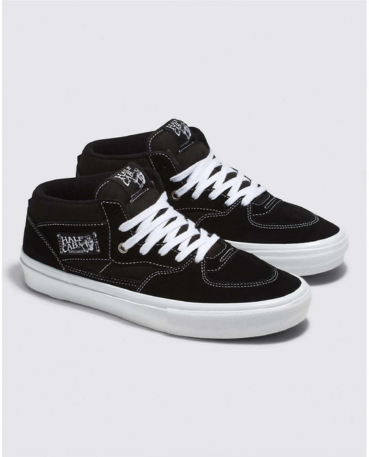 Vans Men's Skate Half Cab Shoes Black/White VN0A5FCDY28