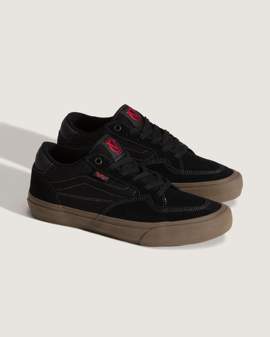 Vans Men's Skate Rowan Shoes Black/Dark Gum VN0A5JIC39L