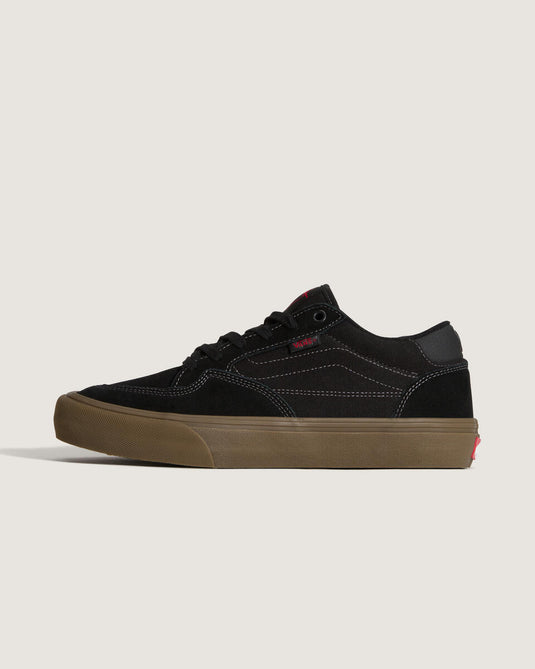 Vans Men's Skate Rowan Shoes Black/Dark Gum VN0A5JIC39L
