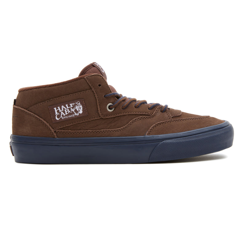 Load image into Gallery viewer, Vans Skate Half Cab x Nick Michel Shoes Brown/Navy VN0A5KYABF1
