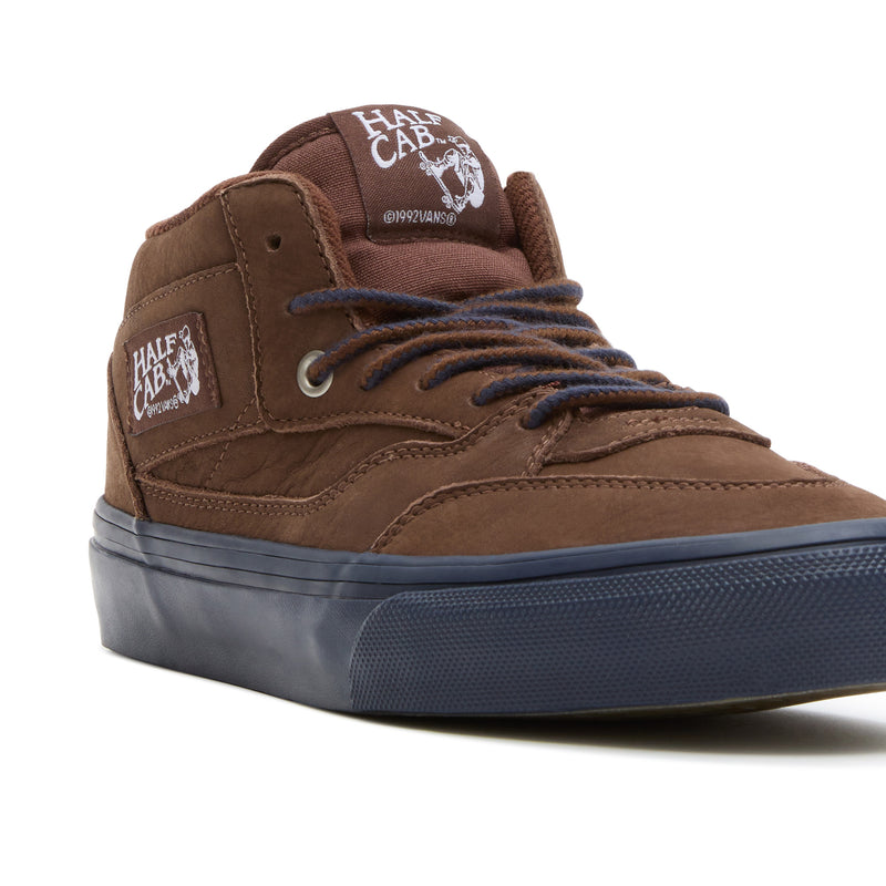 Load image into Gallery viewer, Vans Skate Half Cab x Nick Michel Shoes Brown/Navy VN0A5KYABF1
