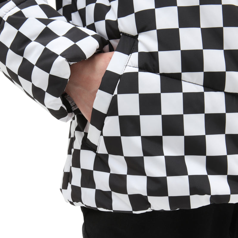Load image into Gallery viewer, Vans Foundry Print Puffer Jacket Checkerboard VN0A7YK67051
