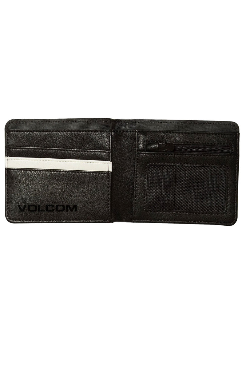 Load image into Gallery viewer, Volcom Men's Slim Stone Small Wallet Black D6042407_BLK
