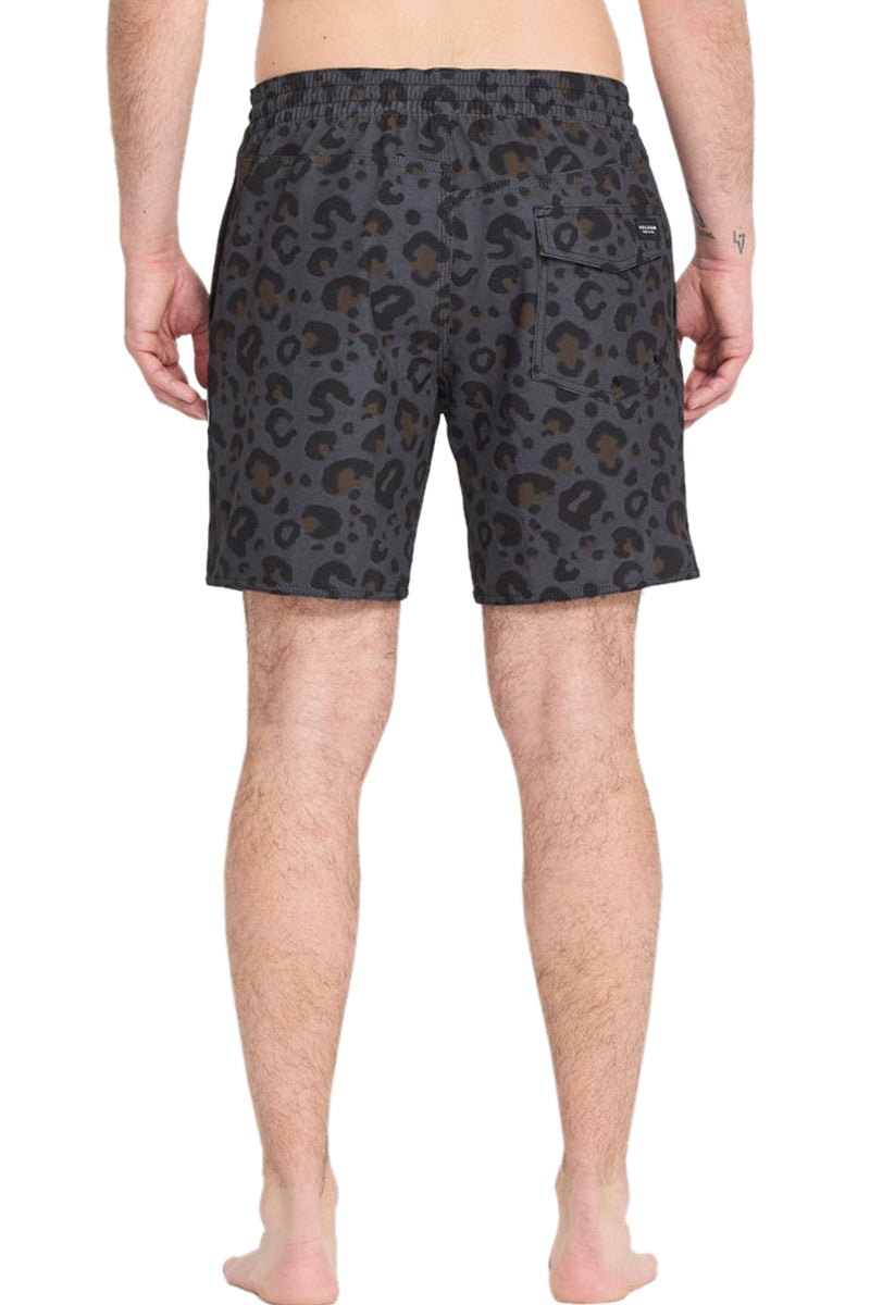 Load image into Gallery viewer, Volcom Men's Melange Trunk 17" Boardshort Asphalt Black A2512613_ASB
