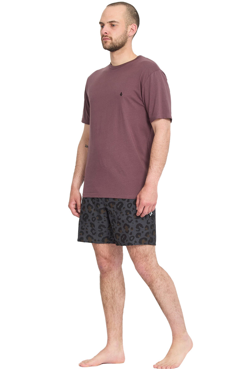 Load image into Gallery viewer, Volcom Men's Melange Trunk 17" Boardshort Asphalt Black A2512613_ASB
