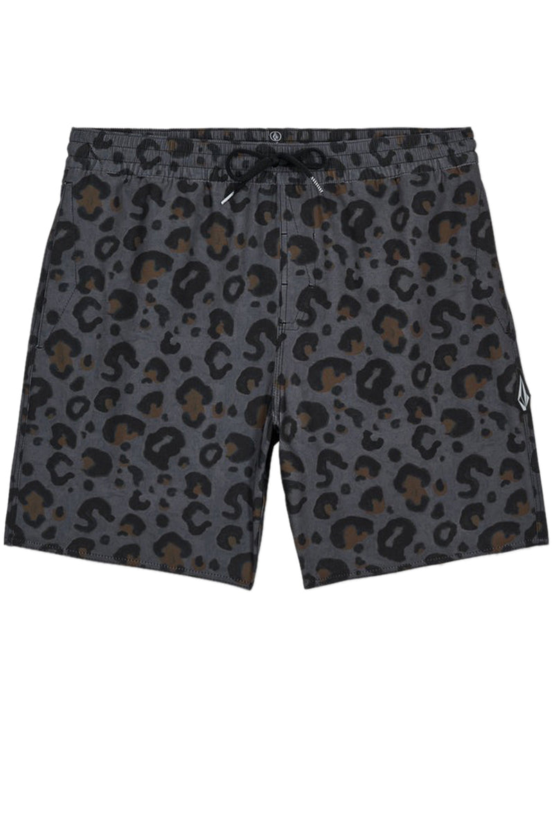 Load image into Gallery viewer, Volcom Men's Melange Trunk 17" Boardshort Asphalt Black A2512613_ASB
