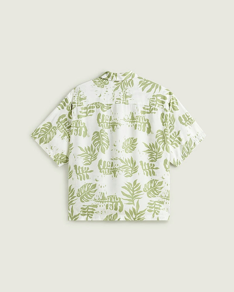 Load image into Gallery viewer, Vans Men's Van Doren Printed Camp SS Shirt Soft Sage Green VN000VTPFSG
