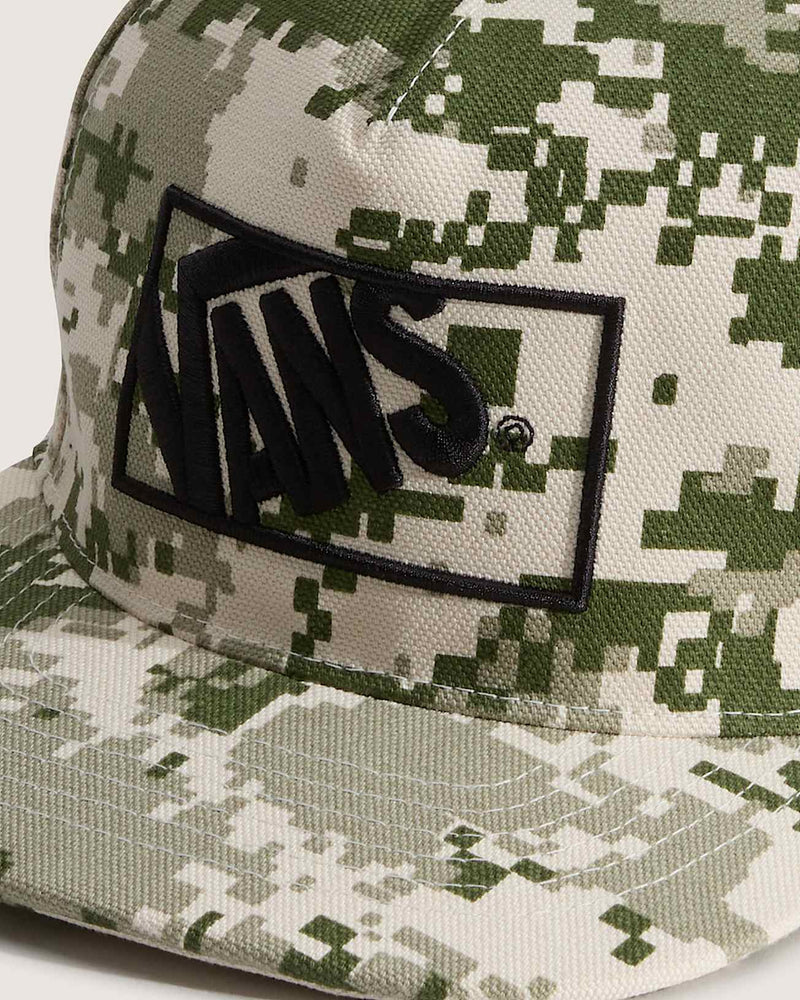 Load image into Gallery viewer, Vans Unisex Formula Snapback Hat Neutral Olive Green/Marshmallow White VN000QAFGCY
