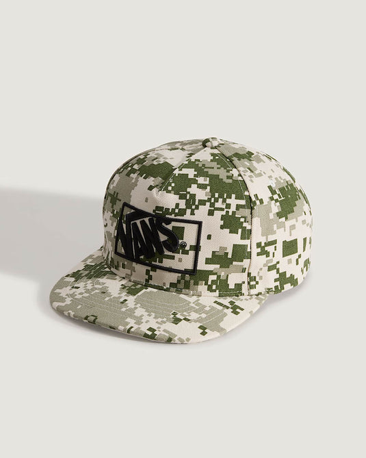 Vans Unisex Formula Snapback Hat Neutral Olive Green/Marshmallow White VN000QAFGCY
