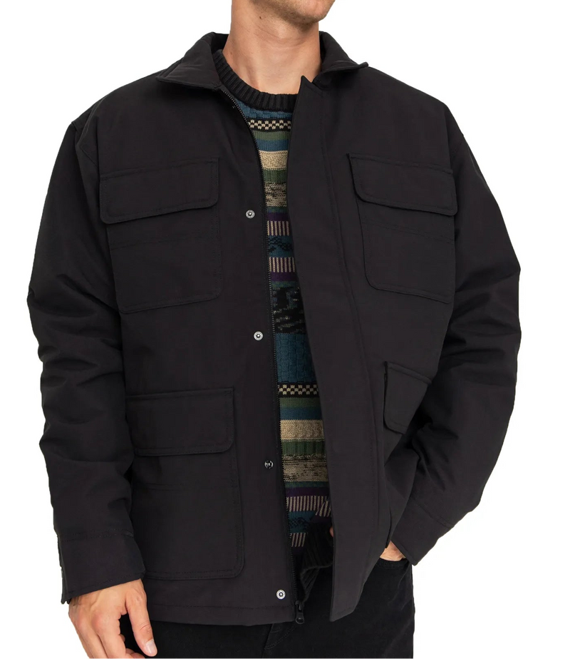 Load image into Gallery viewer, Vans Men's Drill Chore Nylon Jacket Black VN000P78BLK

