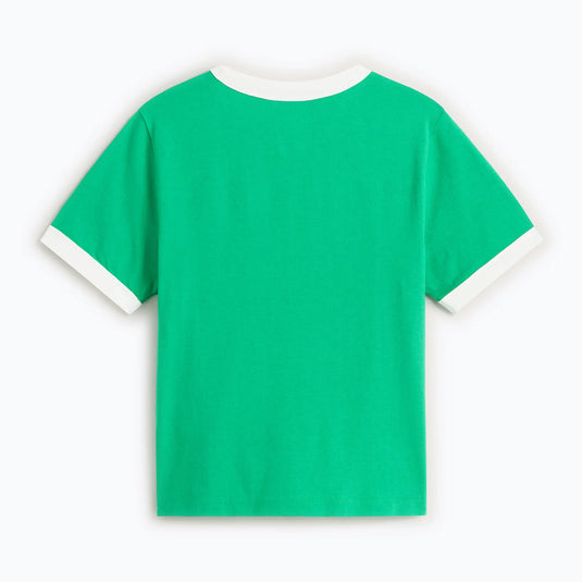 Vans Women's Center Chest Ringer T-Shirt Vivid Verdant VN000TXSFLX