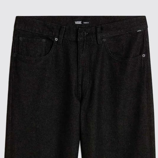 Vans Men's Check-5 Loose Denim Pants Black Rinse VN000PH61OD
