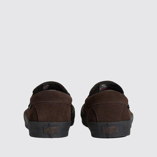 Vans Men's Skate Loafer Shoes Suede Brown/Black VN000VA6Y49