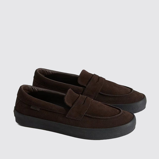 Vans Men's Skate Loafer Shoes Suede Brown/Black VN000VA6Y49