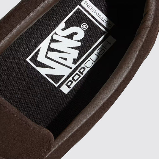 Vans Men's Skate Loafer Shoes Suede Brown/Black VN000VA6Y49
