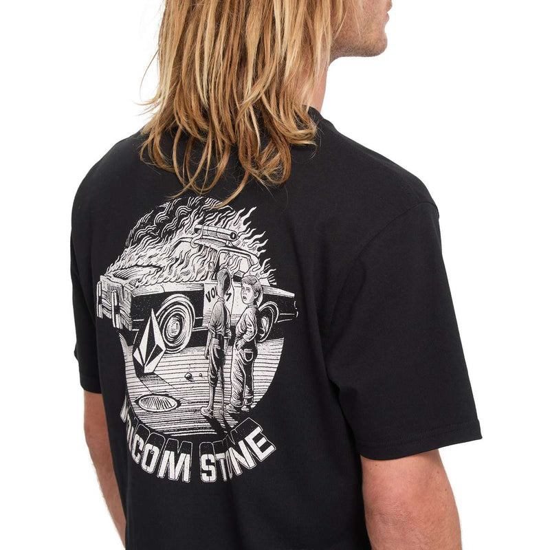 Load image into Gallery viewer, Volcom Men's Firecar T-Shirt Black A5232607-BLK
