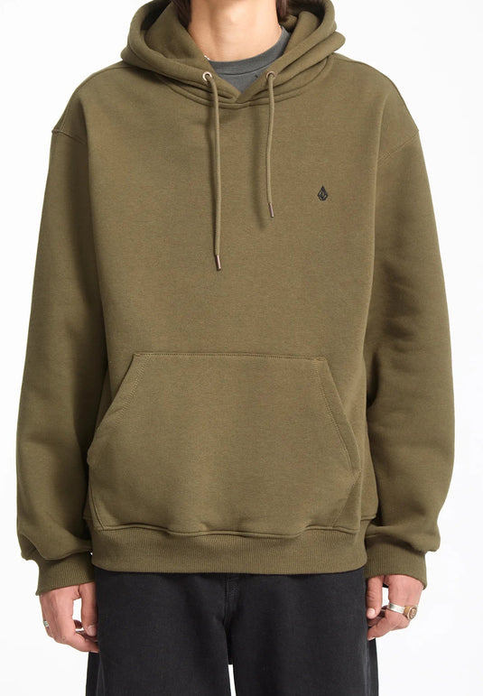 Volcom Men's Single Stone Hoodie Sage Leaf A4112514-SLE