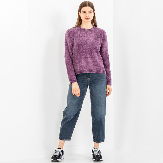 Volcom Women's Bubble Tease Sweater Vintage Violet B0742300-ACI