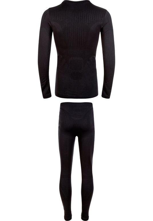 Whistler Men's Pree Seamless Underwear Set Black W143278-1001