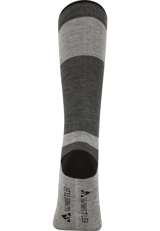 Whistler Unisex Corsicana (2-Pack) Ski Socks Light Grey Melange W153307-1005