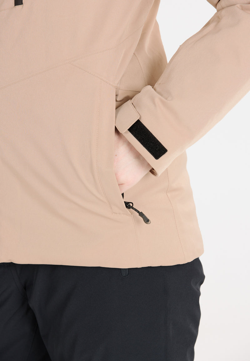 Load image into Gallery viewer, Whistler Women&#39;s Jada Stretch Ski Jacket W-PRO 15000 Simply Taupe W213109-1136
