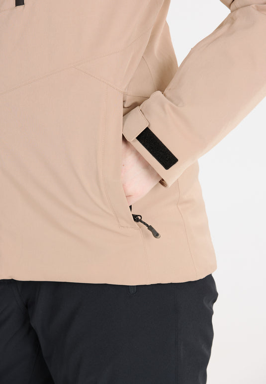 Whistler Women's Jada Stretch Ski Jacket W-PRO 15000 Simply Taupe W213109-1136