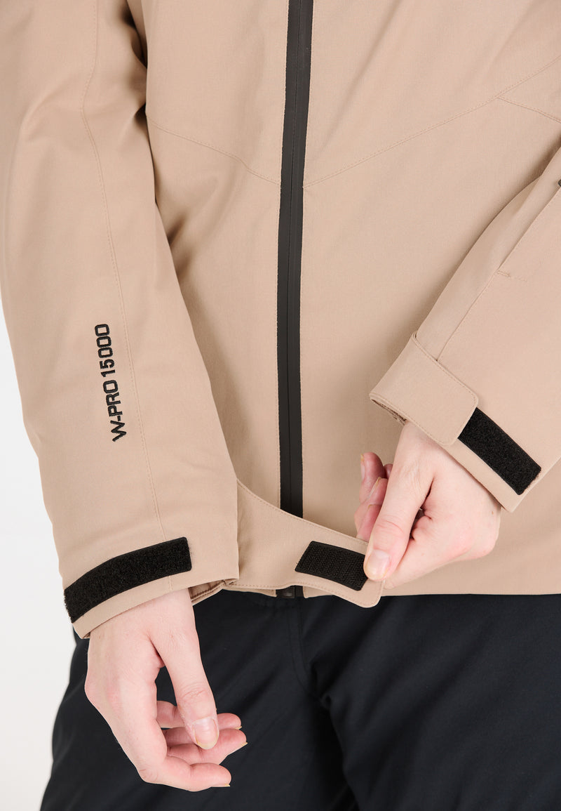 Load image into Gallery viewer, Whistler Women&#39;s Jada Stretch Ski Jacket W-PRO 15000 Simply Taupe W213109-1136
