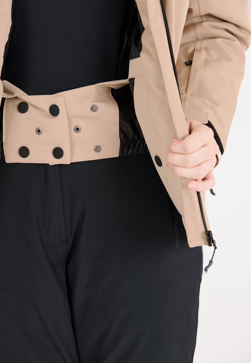 Load image into Gallery viewer, Whistler Women&#39;s Jada Stretch Ski Jacket W-PRO 15000 Simply Taupe W213109-1136
