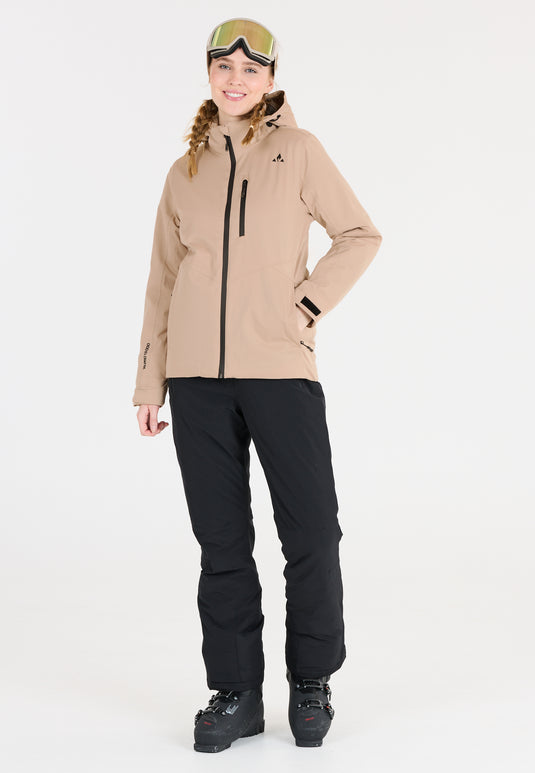 Whistler Women's Jada Stretch Ski Jacket W-PRO 15000 Simply Taupe W213109-1136