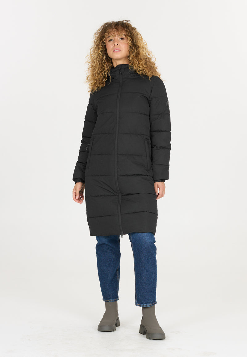 Load image into Gallery viewer, Whistler Women&#39;s Abella Long Padded Jacket Black W213136-1001
