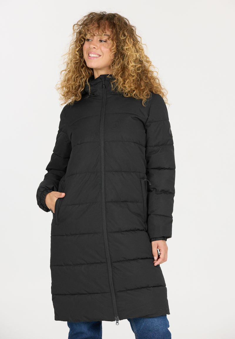 Load image into Gallery viewer, Whistler Women&#39;s Abella Long Padded Jacket Black W213136-1001
